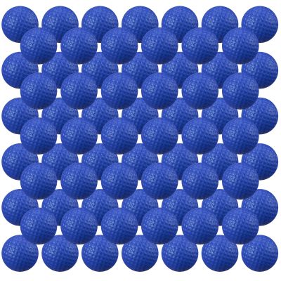 Junkin 80 Pcs Foam Golf Balls Practice Balls Realistic Feel and Flight Sport Training for Indoor or Outdoor Backyard Golf Training(Blue)