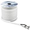 YOUNG MARINE Made 3/8 Inch 100FT 150FT Premium Solid Braid MFP Anchor Line Braided Anchor Rope/Line with Thimble (3/8" x 50') view 1