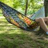 Equip Outdoors Portable Camping Hammock, Hanging Kit Included, One Person Photo Real Hammock, Trout, 108" L X 56" W view 3