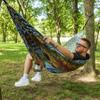 Equip Outdoors Portable Camping Hammock, Hanging Kit Included, One Person Photo Real Hammock, Trout, 108" L X 56" W view 4