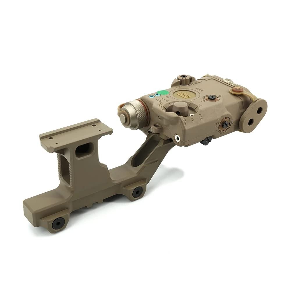 ZTFSETD Tactical HY Style Mount Kit II Risers Scope Mount for T1 T2 Comp M5 Red Dot Sight Night Vision Laser Combo Adapter Rail 20mm Mount,Tan