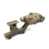 ZTFSETD Tactical HY Style Mount Kit II Risers Scope Mount for T1 T2 Comp M5 Red Dot Sight Night Vision Laser Combo Adapter Rail 20mm Mount,Tan view 1