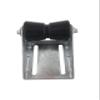 5 inch Boat Trailer Keel Roller with Bracket Assembly Kit Boat Trailer Roller Galvanized Steel Black Rubber view 1