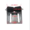 5 inch Boat Trailer Keel Roller with Bracket Assembly Kit Boat Trailer Roller Galvanized Steel Black Rubber view 2