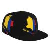 Colombian Map Flag Flat Bill Brim Baseball Cap Cool Hip Hop Trucker Hat Men Women Adjustable Baseball Caps view 1