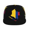 Colombian Map Flag Flat Bill Brim Baseball Cap Cool Hip Hop Trucker Hat Men Women Adjustable Baseball Caps view 2
