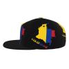 Colombian Map Flag Flat Bill Brim Baseball Cap Cool Hip Hop Trucker Hat Men Women Adjustable Baseball Caps view 3