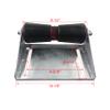 10 inch Boat Trailer Keel Roller with Bracket Assembly Kit Boat Trailer Roller Galvanized Steel Black Rubber view 2