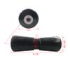 10 inch Boat Trailer Keel Roller with Bracket Assembly Kit Boat Trailer Roller Galvanized Steel Black Rubber view 3