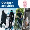 YESLIFE Summer Balaclava Ski Mask, 2 Pieces, Black, Set C view 4