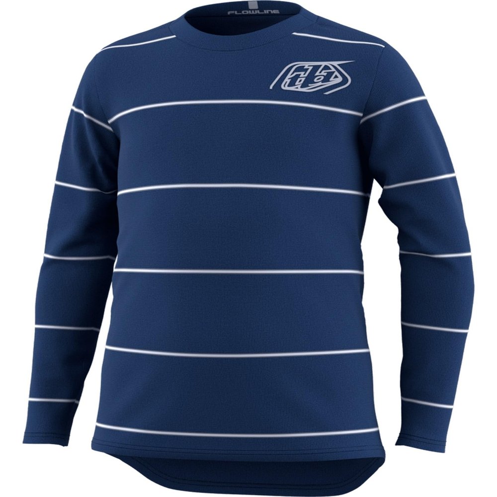 Troy Lee Designs Youth Flowline Revert True Blue LS Jersey size X-Small