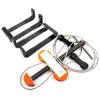 Lamehfyo Archery Portable Bow Press Universal Compound Bow Press and Quad Limb L Brackets Aluminum Hand Held Bow Press Bow String Replacement Tool view 1