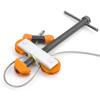 Lamehfyo Archery Portable Bow Press Universal Compound Bow Press and Quad Limb L Brackets Aluminum Hand Held Bow Press Bow String Replacement Tool view 2