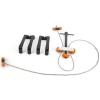 Lamehfyo Archery Portable Bow Press Universal Compound Bow Press and Quad Limb L Brackets Aluminum Hand Held Bow Press Bow String Replacement Tool view 3