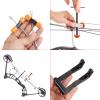 Lamehfyo Archery Portable Bow Press Universal Compound Bow Press and Quad Limb L Brackets Aluminum Hand Held Bow Press Bow String Replacement Tool view 4