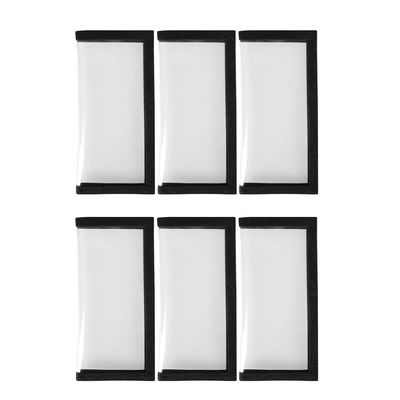 pizarra 6Pcs Fishing Lure Wraps, Clear PVC Lure Covers Keeps Fishing Safe, Fishing Bait Cover See Lures,Fishing Covers