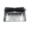 12 inch Boat Trailer Keel Roller with Bracket Assembly Kit Boat Trailer Roller Galvanized Steel Black Rubber view 1