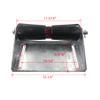 12 inch Boat Trailer Keel Roller with Bracket Assembly Kit Boat Trailer Roller Galvanized Steel Black Rubber view 2