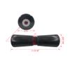 12 inch Boat Trailer Keel Roller with Bracket Assembly Kit Boat Trailer Roller Galvanized Steel Black Rubber view 3