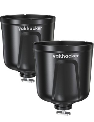 YAKHACKER Multi-Functional Cup Holder, Bottle Holder, Phone Holder, Drink Holder, Fishing Tool, Large Capacity, Kayak Track Mount Install, Kayak Track Accessories