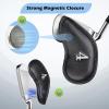 Craftsman Golf Magnetic Closure Black Leather Iron Headcover Covers Set 10pcs with No. on Both Sides for Left and Right Golfer view 3