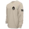 Dion Wear American Patriot Military Long Sleeve Men's T-Shirt, Sand, Small view 2