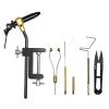 Lixada Fly Tying Tools Kit 5/6PCS with Fly Tying Vise Bobbin Holder Threader Needle Whip Finisher Scissors Fly Tying Kits for Flying Fishing Professionals Beginners view 1