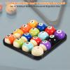 PATIKIL Billiard Balls Set, 2-1/4" Regulation Size Full 16 Professional Billiards Ball, Pool Table Balls for Replacement view 3