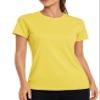 Boladeci Short Sleeve Rash Guard Women UPF 50+ Sun Protection SPF Lightweight Moisture Wicking UV Crew Neck Hiking Swim Shirts Rash Guard M Yellow view 1