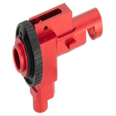 Lancer Tactical CNC Machined Aluminum Hop-Up Unit for M4 / M16 Series Airsoft AEGs - RED