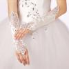PENINSULA LOVE Girls First Communion Gloves Flower Girls Fingerless Mittens Lace Princess Dress Gloves for Wedding 8-15 Yrs view 2
