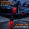 ONVIAN 2 Pack Smart Bike Tail Light with Turn Signals, Bike Alarm with Wireless Control Remote, USB Rechargeable Rear Bike Light, IP65 Waterproof Auto ON/Off Bicycle Lights for Night Riding view 2