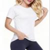 Boladeci Short Sleeve Shirts for Women UPF 50+ Sun Protection Clothing SPF Swimwear Moisture Wicking Summer UV Hiking Swim Shirts Rash Guard S White view 1