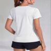 Boladeci Short Sleeve Shirts for Women UPF 50+ Sun Protection Clothing SPF Swimwear Moisture Wicking Summer UV Hiking Swim Shirts Rash Guard S White view 2