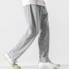 JEsilunmaMY Straight Sweatpants for Men Spring Soft Comfy Casual Trousers with Pockets Athletic Running Jogger Lounge Pants (Grey,Medium) view 2