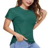 Boladeci Womens Swim Shirt UPF 50+ Sun Protection Clothing Short Sleeve Water SPF Lightweight Quick Dry UV Hiking Tees Tops T-Shirts L Emerald Green view 1