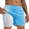 APTRO Men's Swim Trunks with Compression Liner 5 Inch Bathing Suit Beach Swimsuits #C227 L view 1