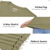 Boladeci Short Sleeve Tops for Women Summer UPF 50+ Sun Protection Clothing UV SPF Lightweight Crew Neck Hiking Swim Shirts Rash Guard M Dull Green view 4