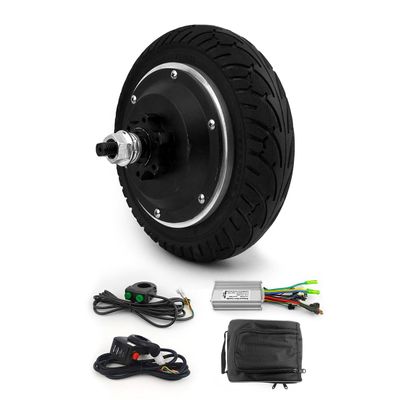 DIY 36v 350w 20KM/H 8 inch brushless gear hub scooter motor bldc for kickscooter (48V 350W)