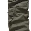 Men's Straight-Fit Vintage Stretch Cargo Pant Casual Military Army Camo Cotton Camouflage Pants with Pockets (31,Army Green 1) view 3