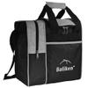 BALIKEN Deluxe Single Bowling Ball Tote Bag - Holds One Bowling Ball One Pair of Bowling Shoes Up to Mens 13 Shoes (Grey) view 1