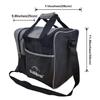 BALIKEN Deluxe Single Bowling Ball Tote Bag - Holds One Bowling Ball One Pair of Bowling Shoes Up to Mens 13 Shoes (Grey) view 2