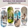 Kojem 6.56 Yards Aerial Silk Fabric Yoga Swing Kit For Fitness Yoga Inversions Flexibility Core Strength White view 4