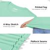 Boladeci Womens Swim Shirt UPF 50+ Sun Protection Clothing Short Sleeve Water SPF Lightweight Quick Dry UV Hiking Tees Tops T-Shirts L Mint Green view 4