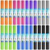 24 Pack 24 Pcs 3 mm Thick Yoga Mat Bulk, Exercise Workout Non Slip Fitness Pad for Women Kids Gym Home Yoga Pilates, Reliable Sturdy Material and Easy to Clean (Multiple Colors) view 1
