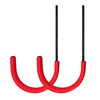 FITactic Display Wall EVA Plastic Rack Set Ultimate Storage for SUP Boards, Surfboards, Wakeboards, Kiteboards, Snowboards, Longboards, and Shortboards (Red)