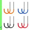 FITactic Display Wall EVA Plastic Rack Set Ultimate Storage for SUP Boards, Surfboards, Wakeboards, Kiteboards, Snowboards, Longboards, and Shortboards (Red) view 3