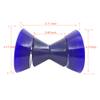 3 Inch Boat Trailer Roller Assembly Bow Stop Bell Roller with 1/2 Inch Shaft fits 3 Inch Bracket, Polyurethane view 2
