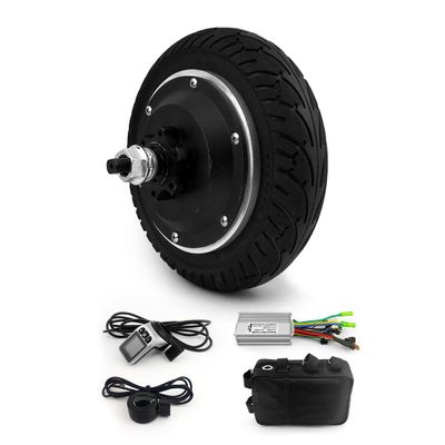 DIY 36v 350w 20KM/H 8 inch brushless gear hub scooter motor bldc for kickscooter LCD throttle (48V 350W)