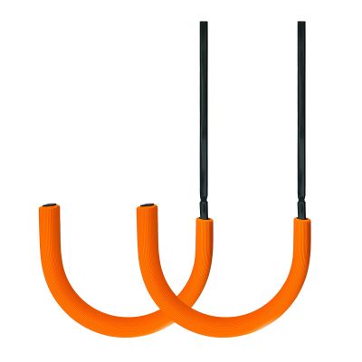 FITactic Display Wall EVA Plastic Rack Set Ultimate Storage for SUP Boards, Surfboards, Wakeboards, Kiteboards, Snowboards, Longboards, and Shortboards (Orange)